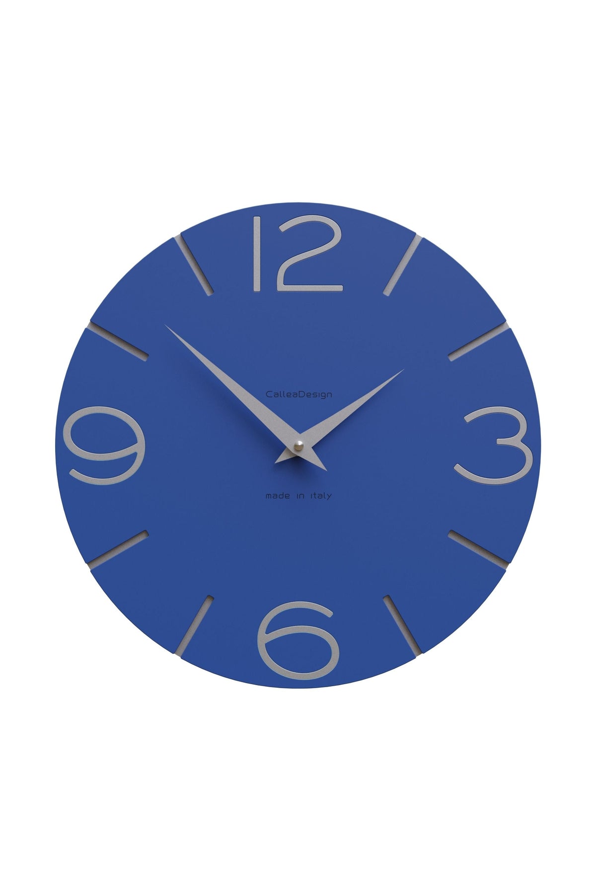 Orologio da parete CalleaDesign Smile nella finitura Blu elettrico