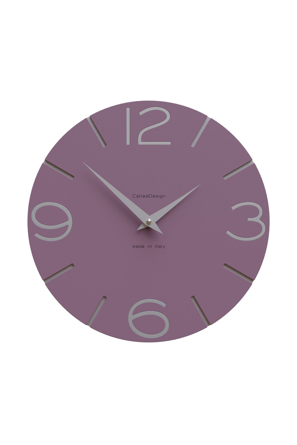 Orologio da parete CalleaDesign Smile nella finitura Viola
