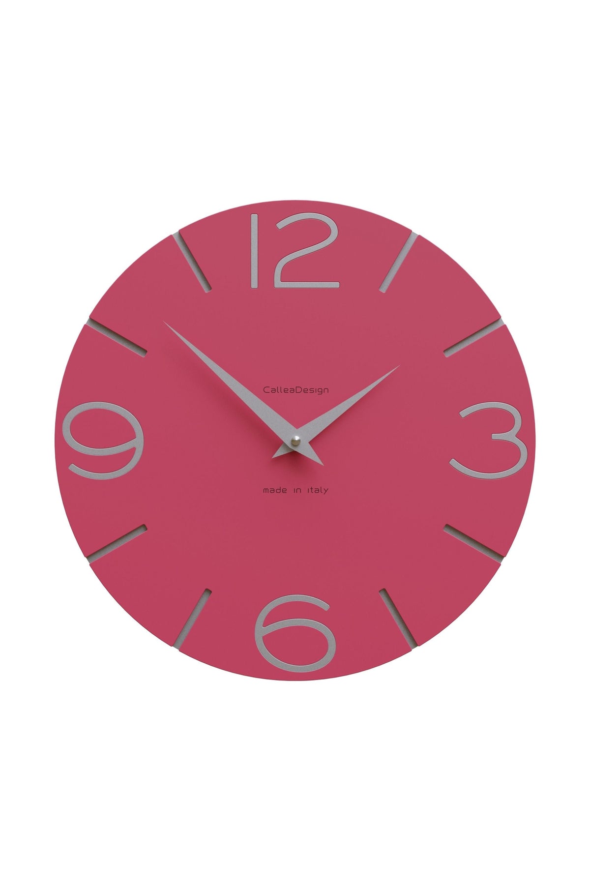 Orologio da parete CalleaDesign Smile nella finitura Fucsia