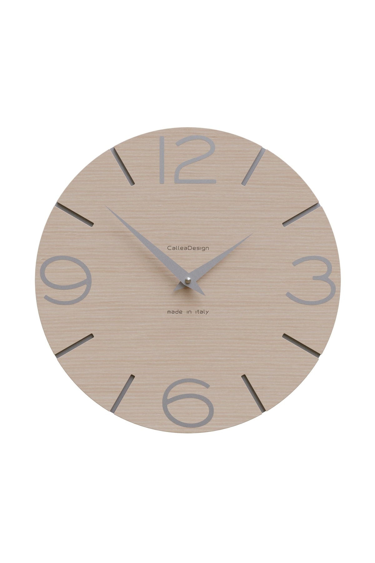 Orologio da parete CalleaDesign Smile nella finitura Rovere decapé