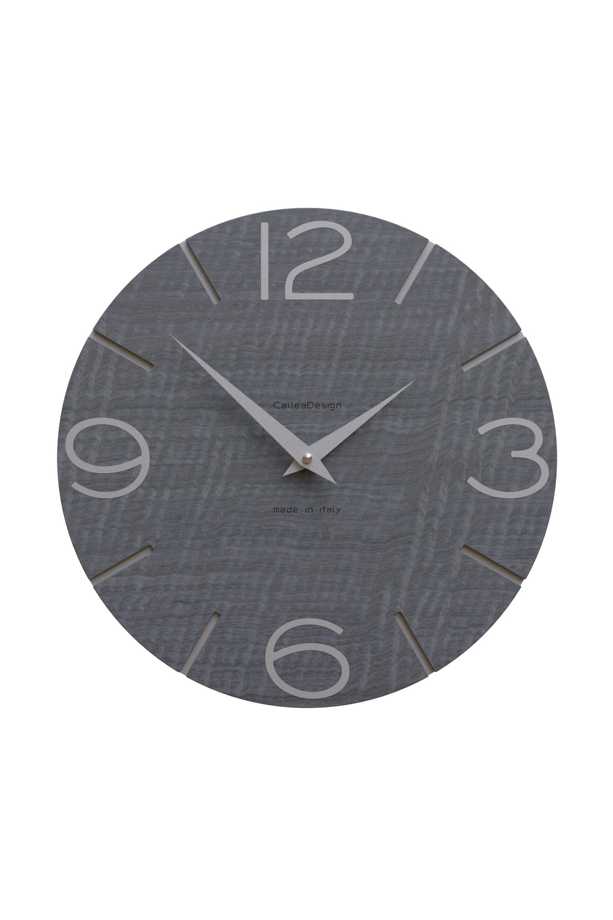Orologio da parete CalleaDesign Smile nella finitura Radica grigia