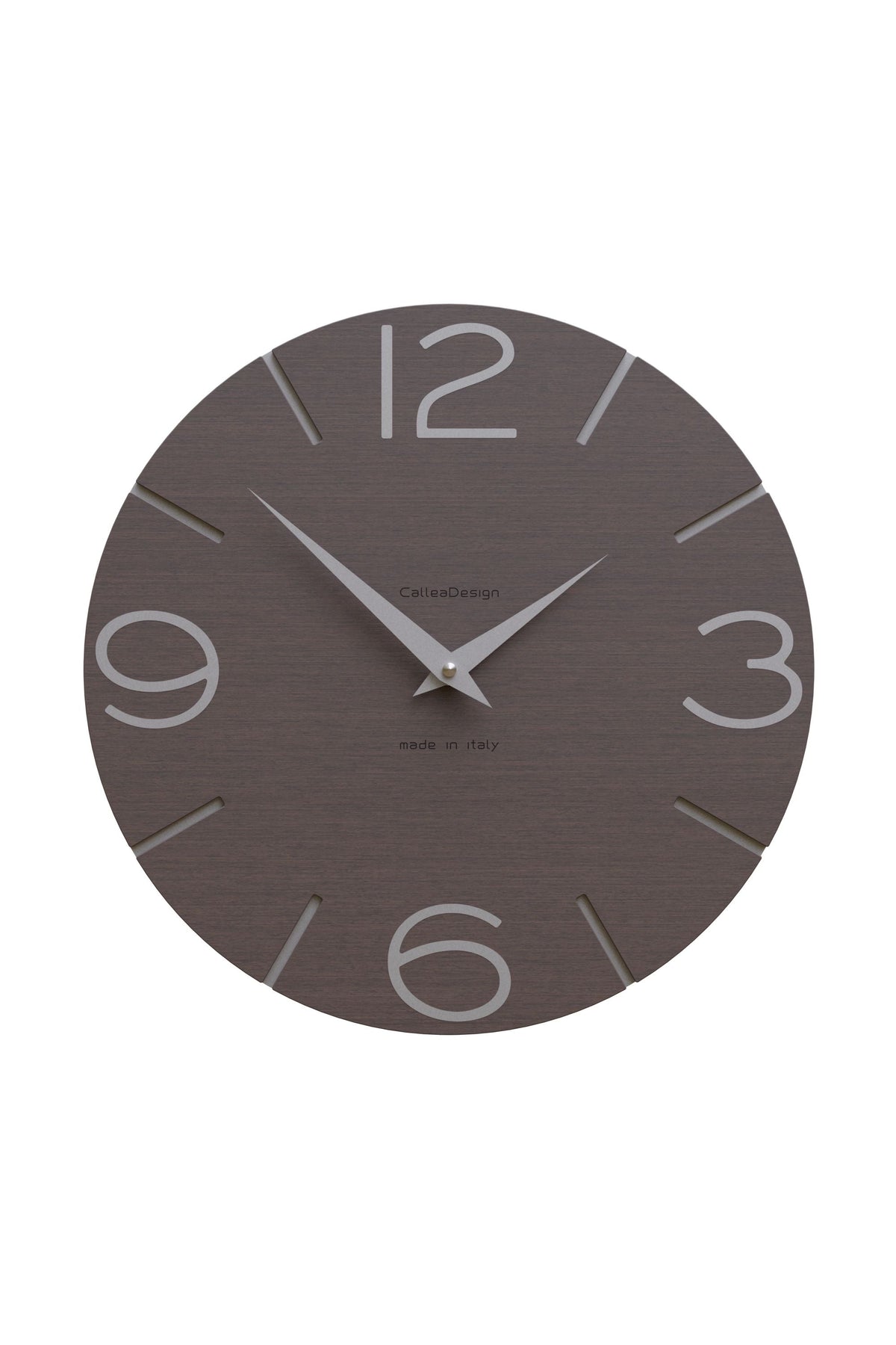 Orologio da parete CalleaDesign Smile nella finitura Rovere wengé