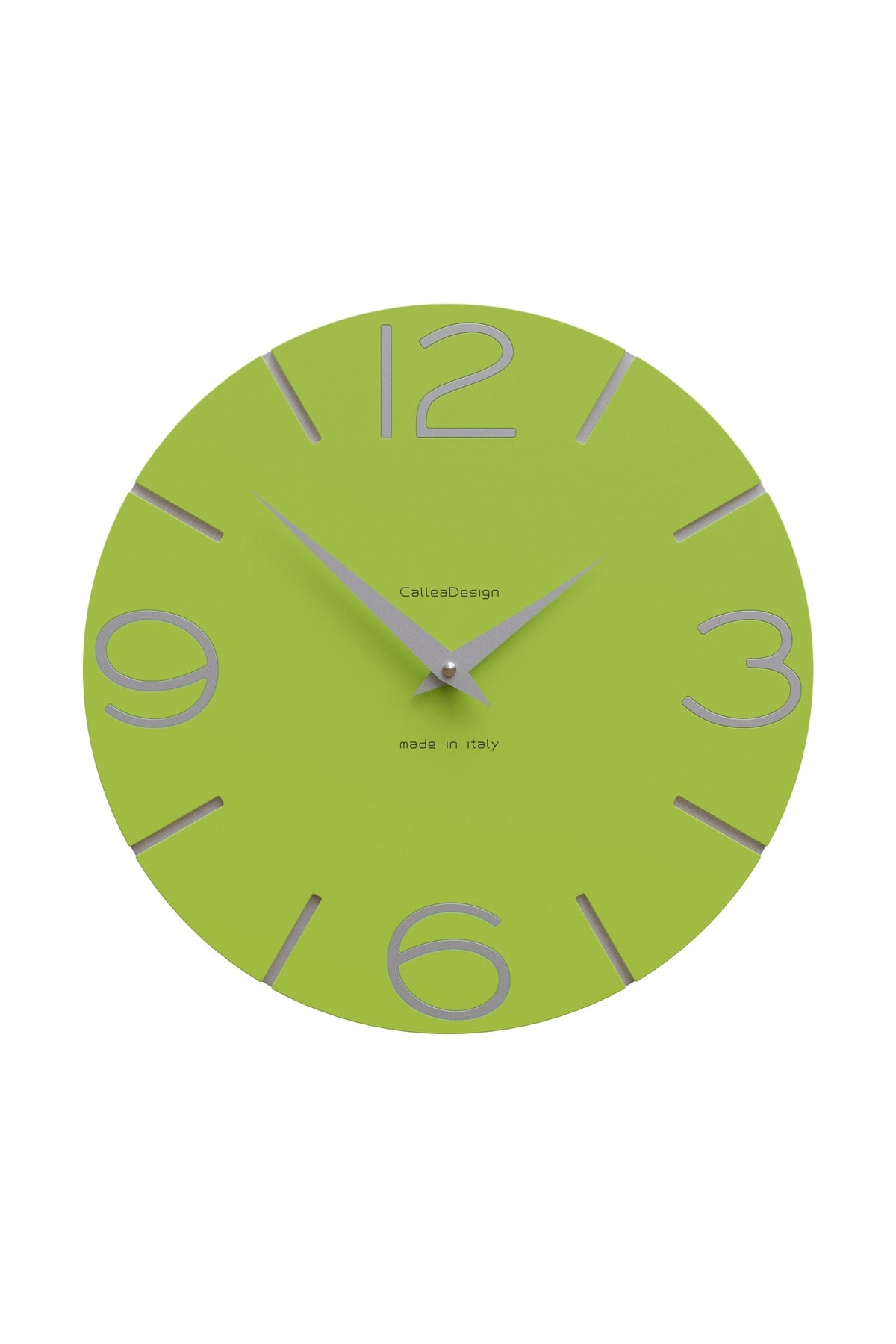 Orologio da parete CalleaDesign Smile nella finitura Verde mela