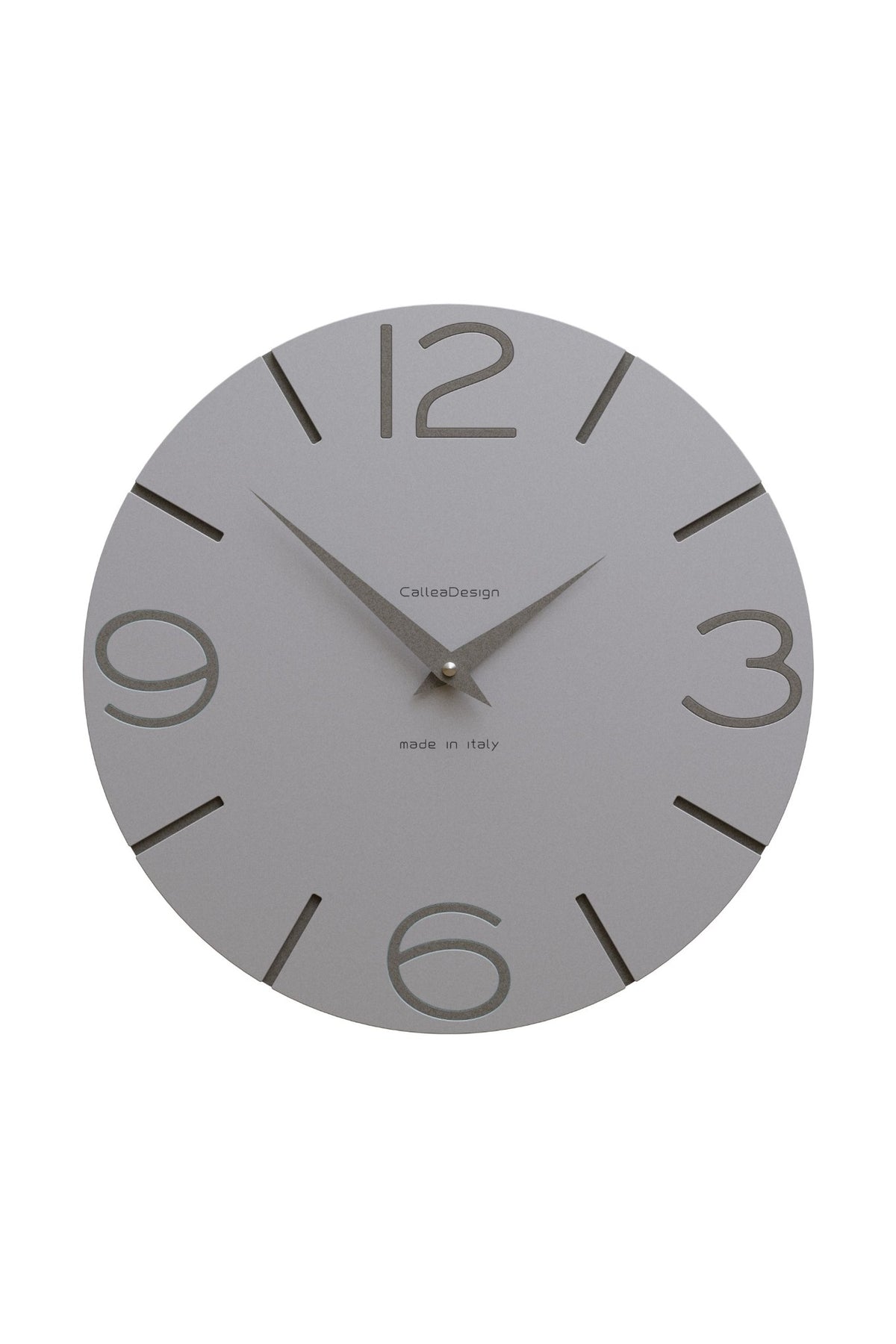 Orologio da parete CalleaDesign Smile nella finitura Alluminio