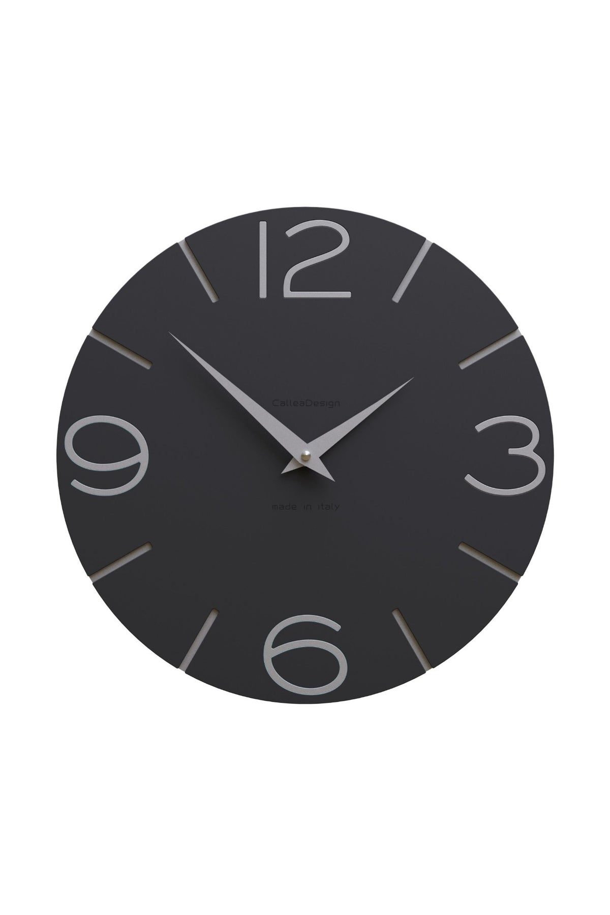 Orologio da parete CalleaDesign Smile nella finitura Nero