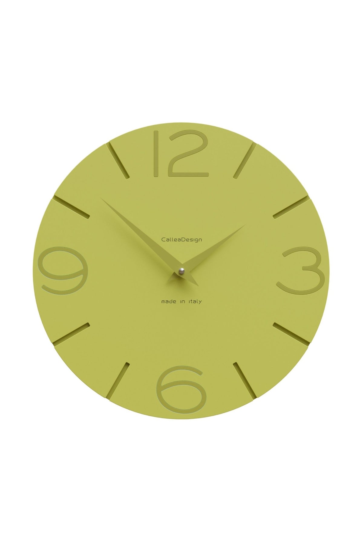 Orologio da parete CalleaDesign Smile nella finitura Verde cedro