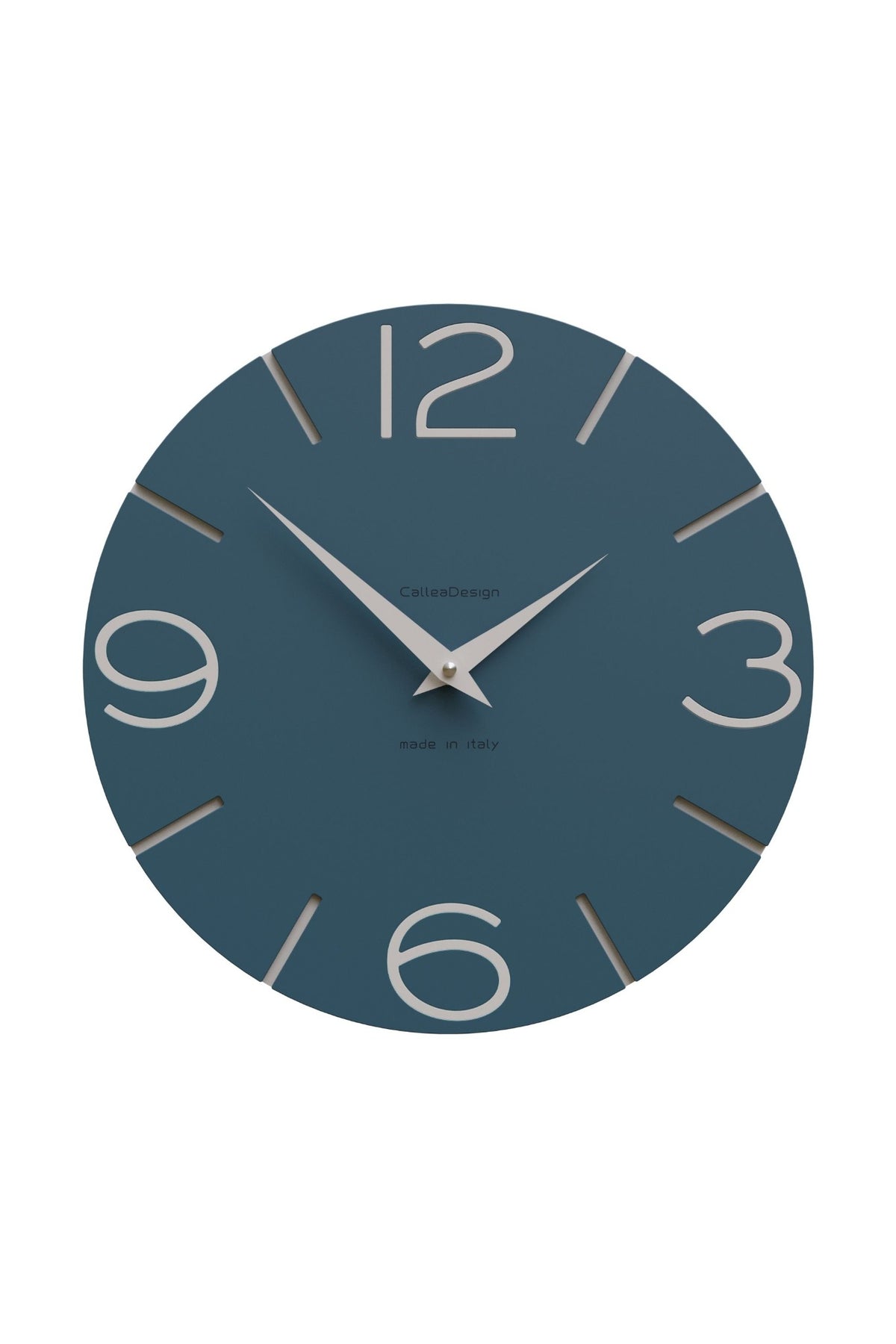 Orologio da parete CalleaDesign Smile nella finitura Ottanio