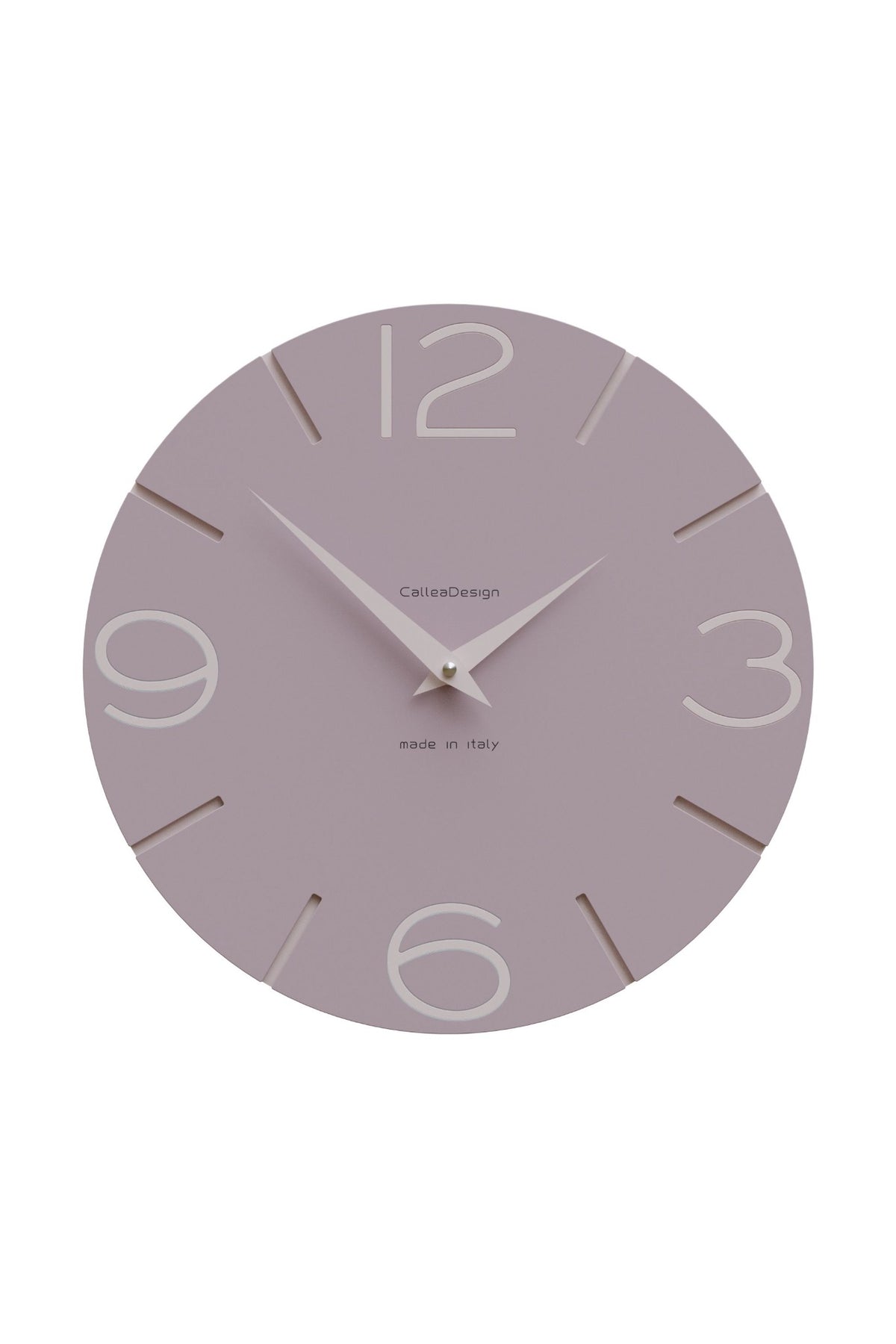 Orologio da parete CalleaDesign Smile nella finitura Grigio prugna