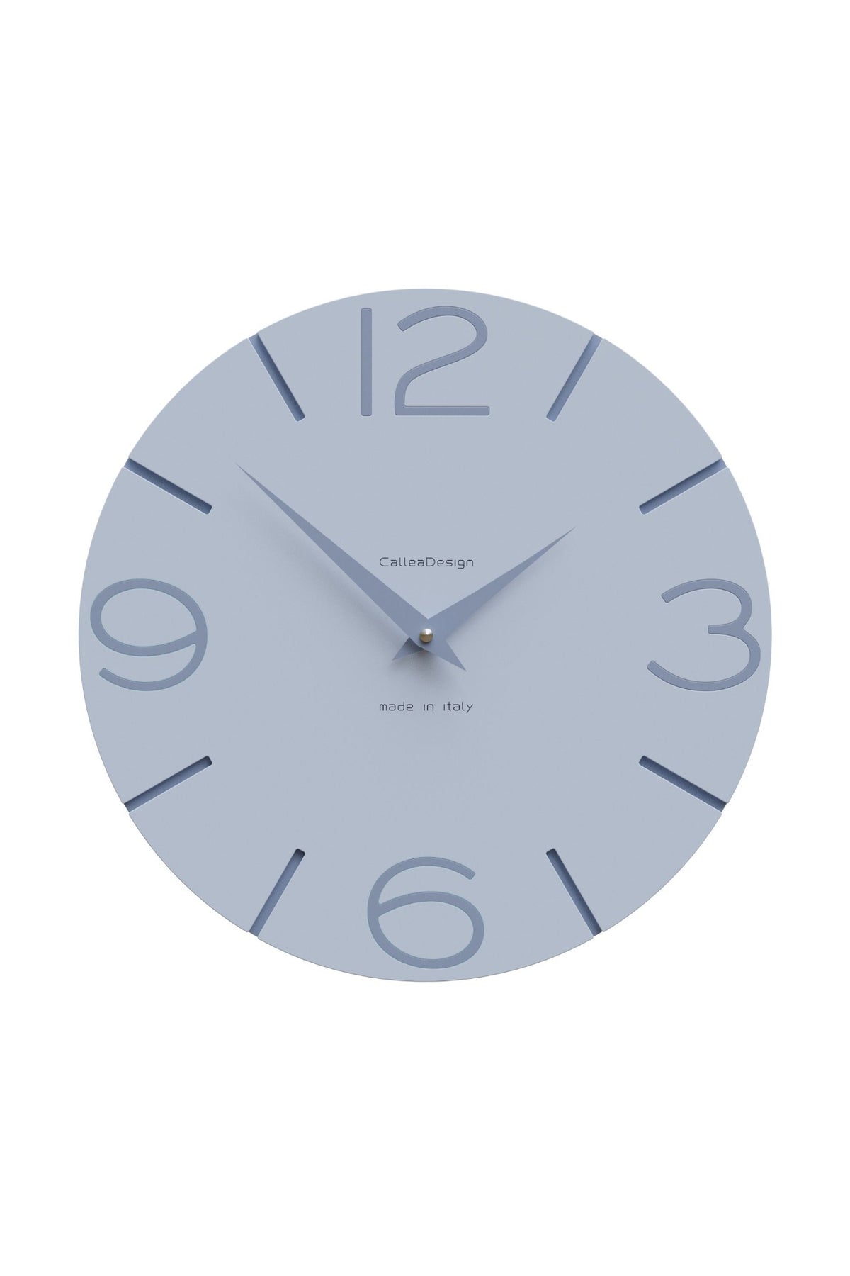 Orologio da parete CalleaDesign Smile nella finitura Azzurro polvere