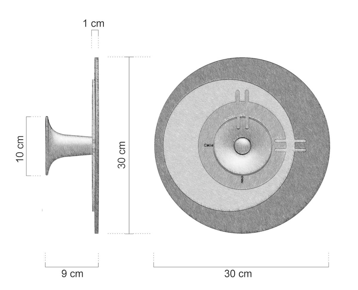 dimensioni appendiabiti da parete Bitta&Betta