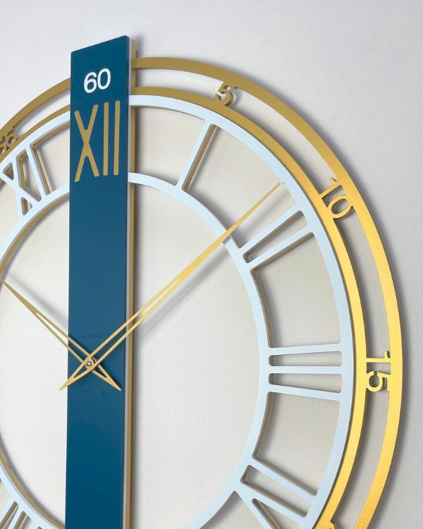 Dettaglio dell'orologio da parete Franz